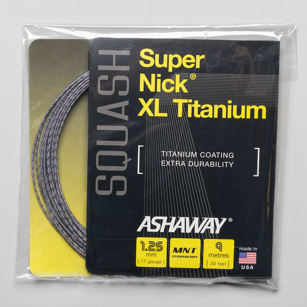 Ashaway SuperNick XL Titanium Squash 1 Ashaway SuperNick XL Titanium Squash