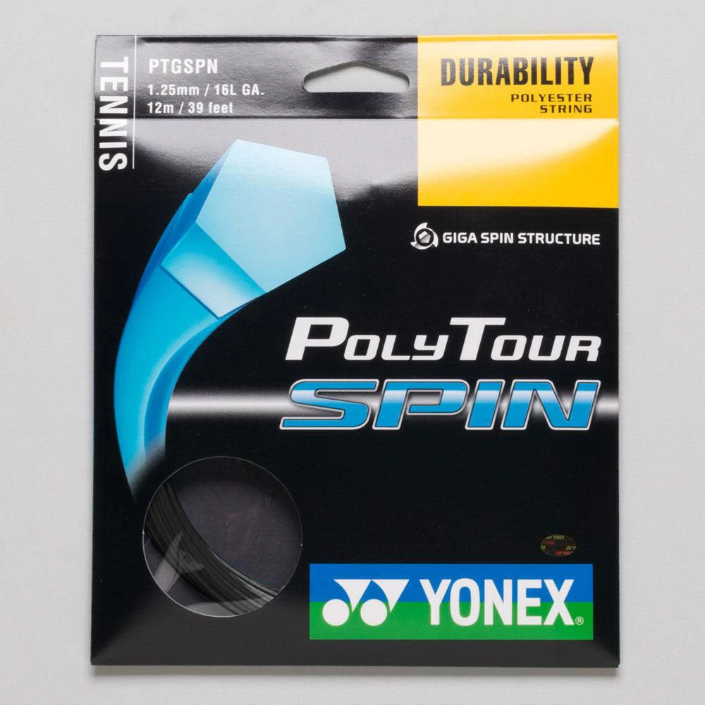 Yonex POLYTOUR Spin 16L 1.25 1 Yonex POLYTOUR Spin 16L 1.25