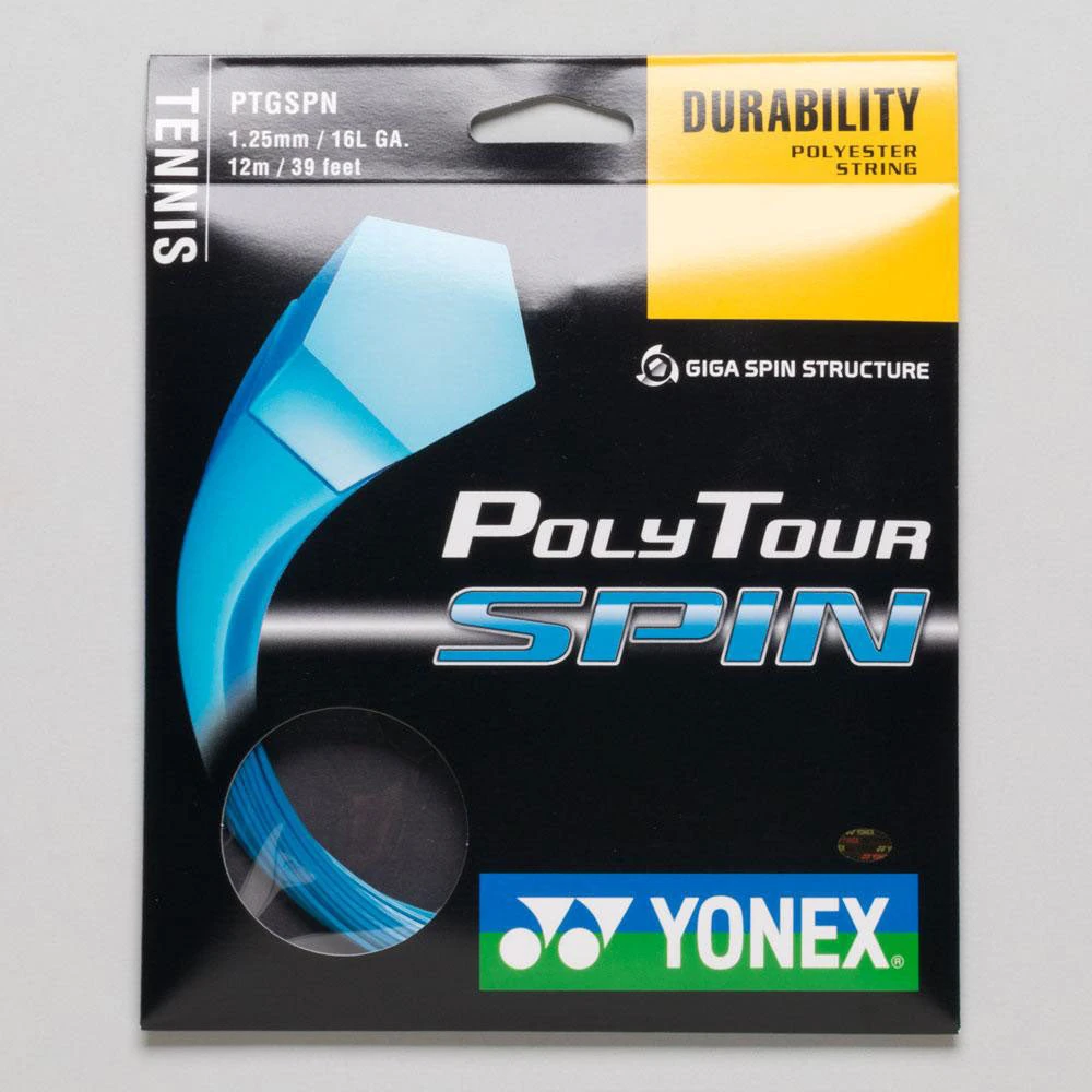 Yonex POLYTOUR Spin 16L 1.25 2 Yonex POLYTOUR Spin 16L 1.25 - Image 2