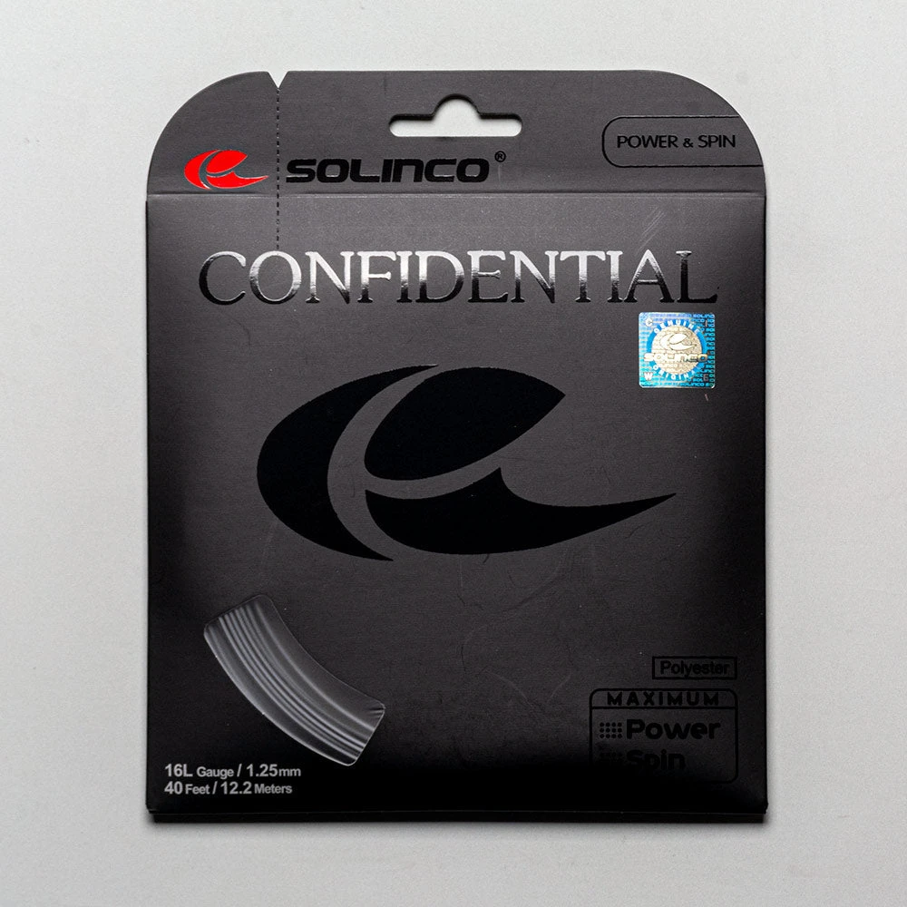 Solinco Confidential 16L 1.25 1 Solinco Confidential 16L 1.25
