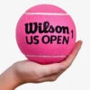 Wilson US Open Mini Jumbo 5" Tennis Ball Pink 2 Wilson US Open Mini Jumbo 5" Tennis Ball Pink -Holabird Sports Store 020311 1