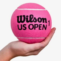 Wilson US Open Mini Jumbo 5" Tennis Ball Pink
