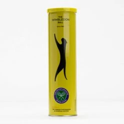 Dunlop Slazenger The Wimbledon Ball 4 Ball Tin Can (18 Cans) -Holabird Sports Store 020578 3