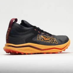HOKA Zinal 2 Men's Black/Sherbet -Holabird Sports Store 040140 6