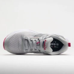 Diadora Mythos Blushield Vigore 2 Women's Silver DD/Black/Rubine Red -Holabird Sports Store 040266 2