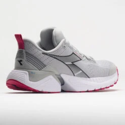 Diadora Mythos Blushield Vigore 2 Women's Silver DD/Black/Rubine Red -Holabird Sports Store 040266 6