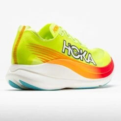 HOKA Rocket X 2 Unisex Lettuce/Solar Flare -Holabird Sports Store 041437 6