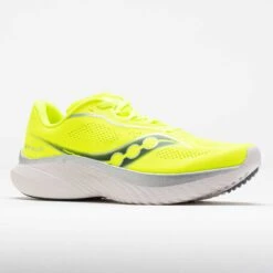 Saucony Kinvara 15 Women's Citron/Silver -Holabird Sports Store 041589 5
