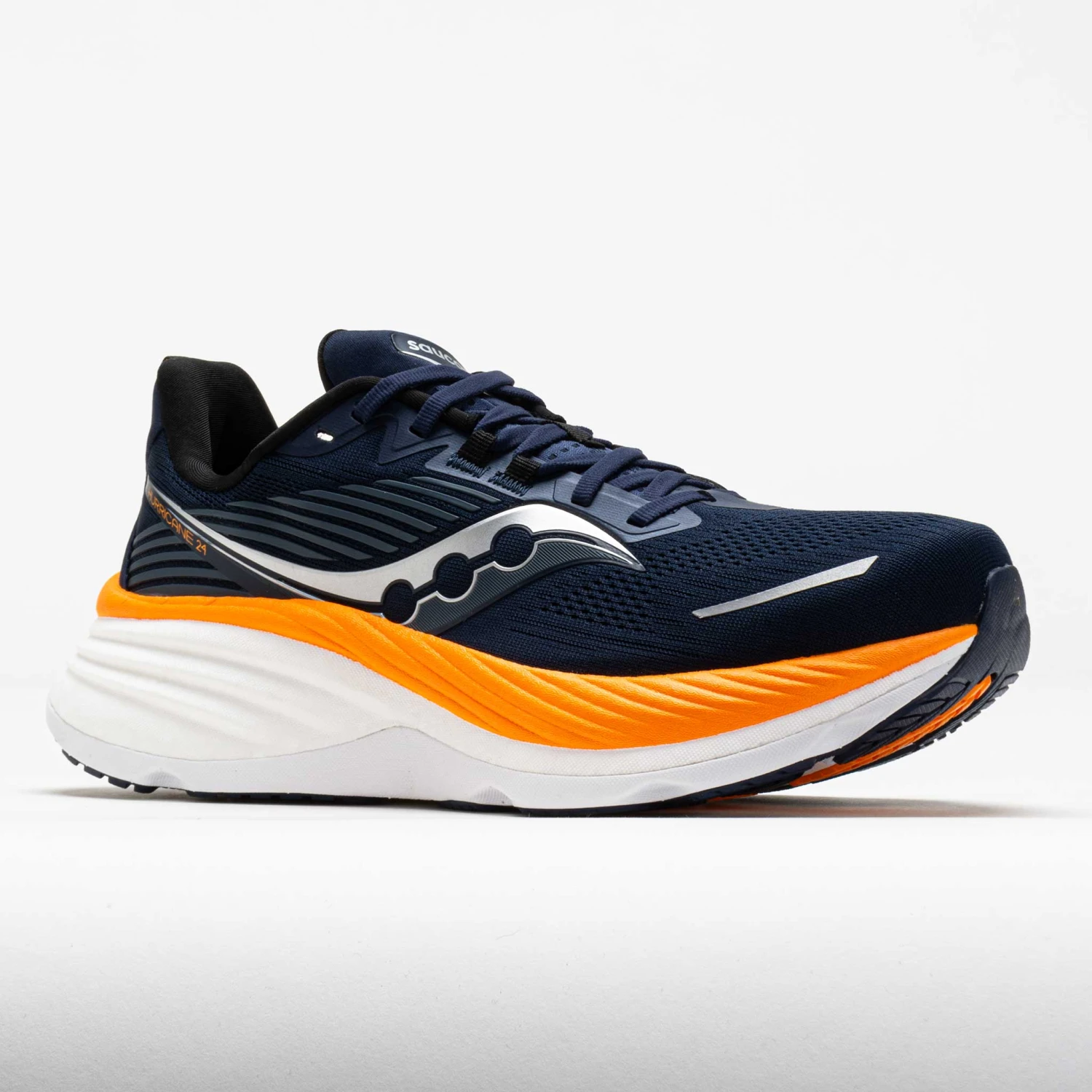 Saucony Hurricane 24 Men's Navy/Peel 5 Saucony Hurricane 24 Men's Navy/Peel - Image 5