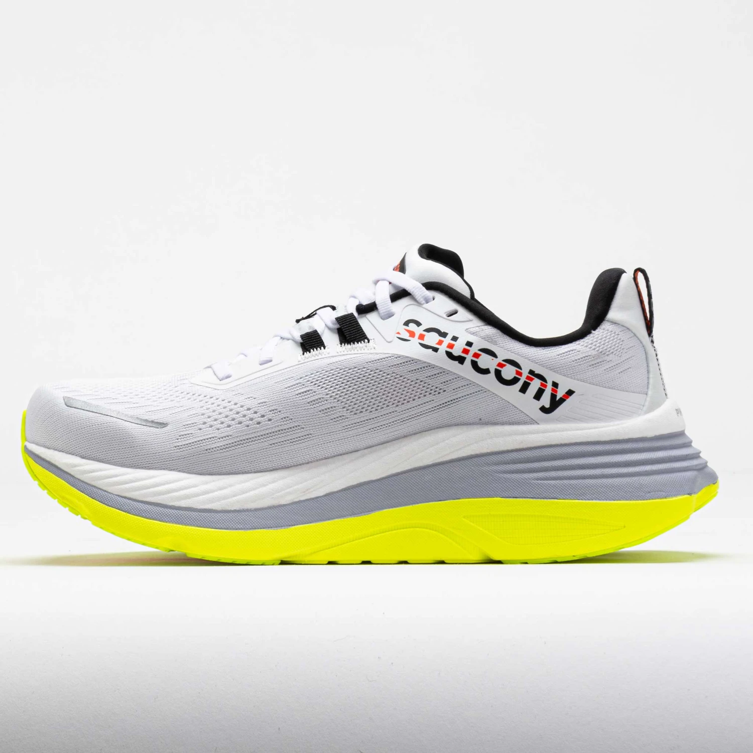 Saucony Hurricane 24 Men's White/Black 2 Saucony Hurricane 24 Men's White/Black - Image 2