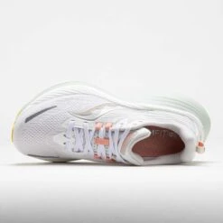 Saucony Hurricane 24 Women's White/Foam -Holabird Sports Store 041613 2