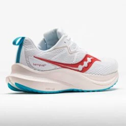 Saucony Tempus 2 Women's White/Cayenne -Holabird Sports Store 041626 6