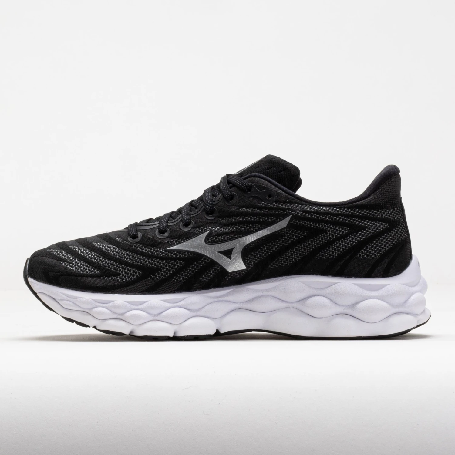 Mizuno Wave Sky 8 Women's Black/Silver 2 Mizuno Wave Sky 8 Women's Black/Silver - Image 2