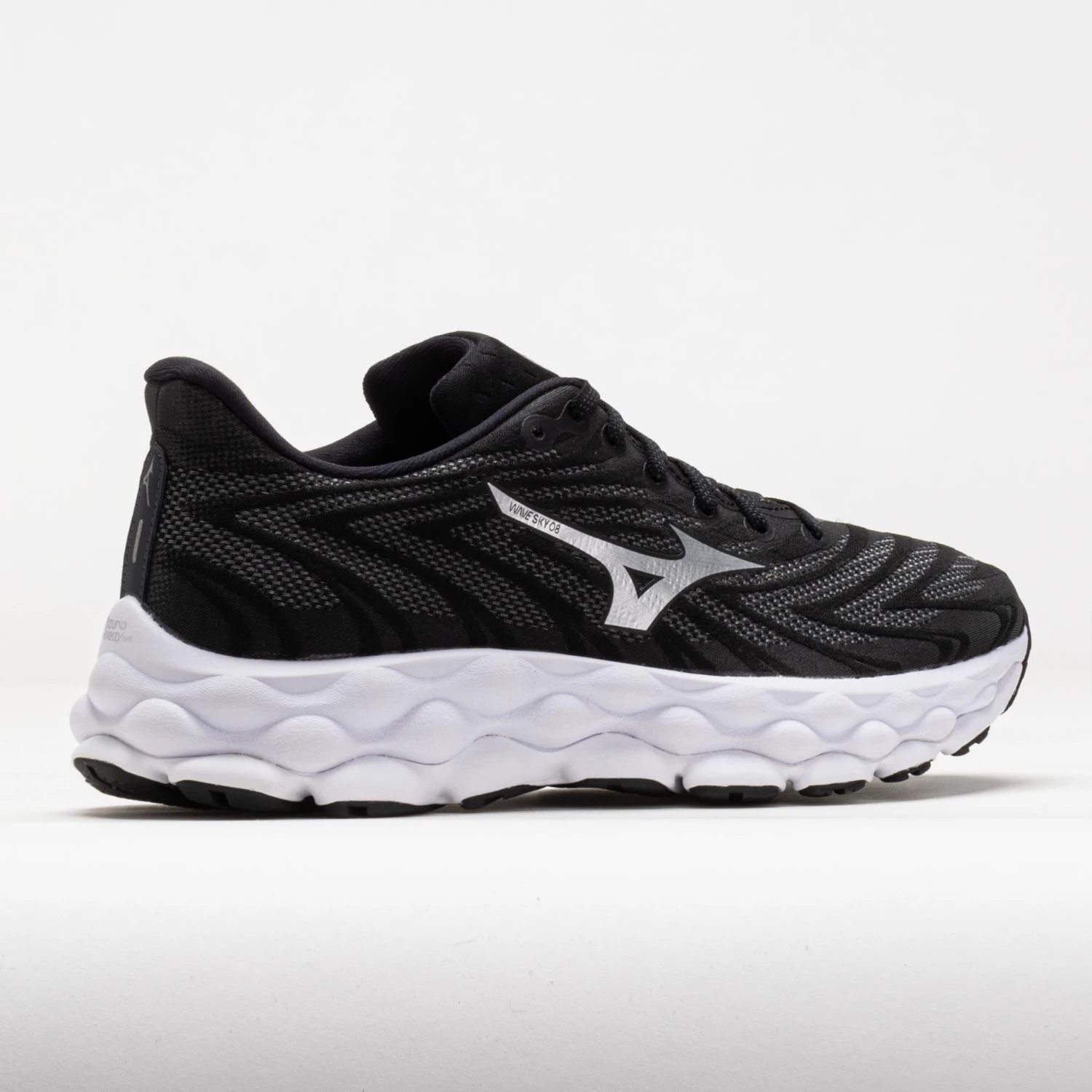Mizuno Wave Sky 8 Women's Black/Silver 6 Mizuno Wave Sky 8 Women's Black/Silver - Image 6