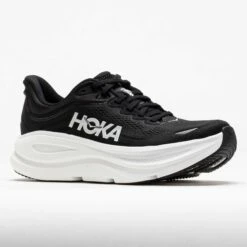 HOKA Bondi 9 Women's Black/White -Holabird Sports Store 042190 5