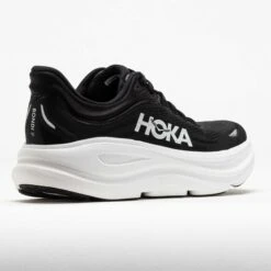 HOKA Bondi 9 Women's Black/White -Holabird Sports Store 042190 6