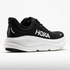 HOKA Bondi 9 Men's Black/White -Holabird Sports Store 042203 6