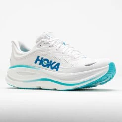 HOKA Bondi 9 Men's White/HOKA Blue -Holabird Sports Store 042212 5