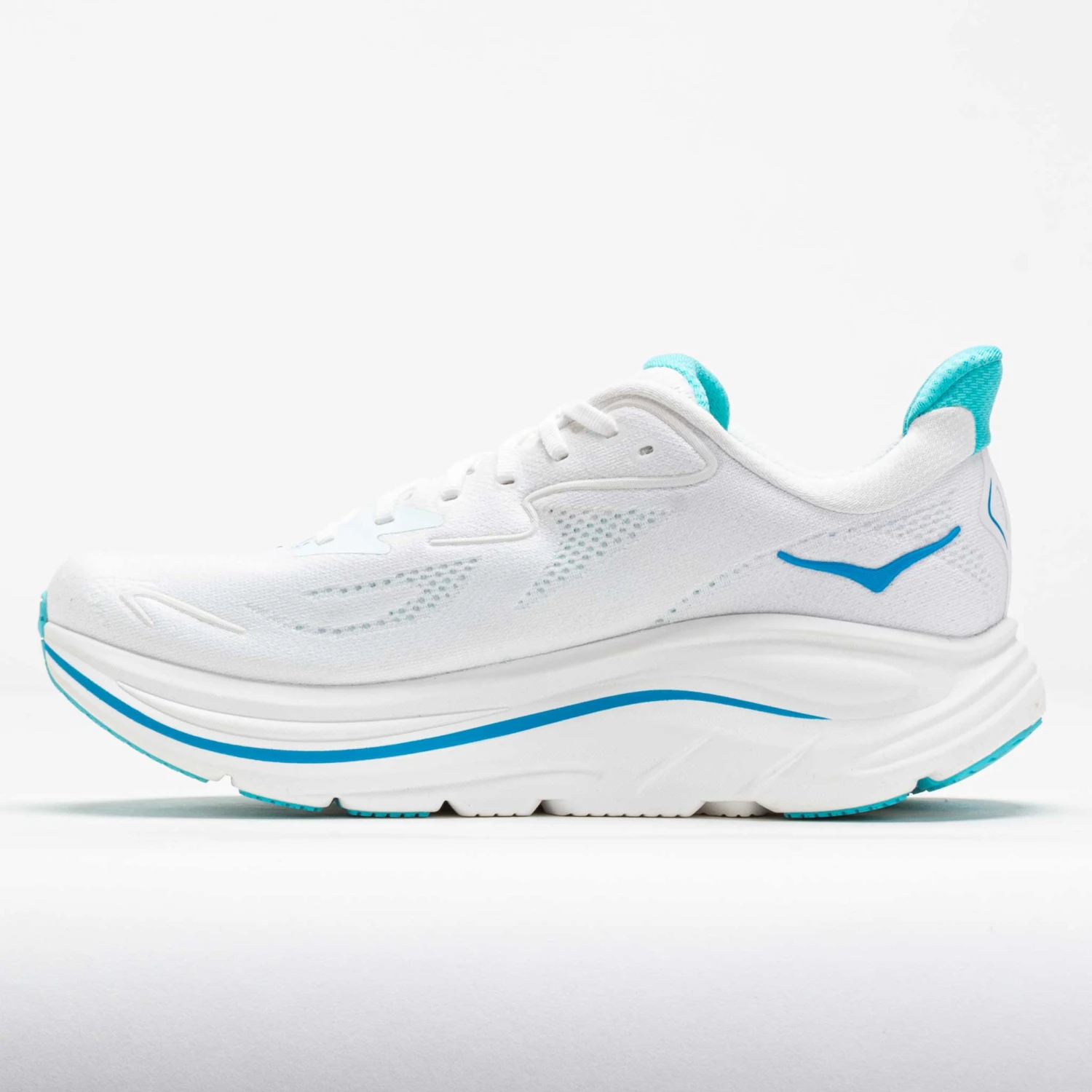 HOKA Clifton 10 Men's White/Skyward Blue 2 HOKA Clifton 10 Men's White/Skyward Blue - Image 2