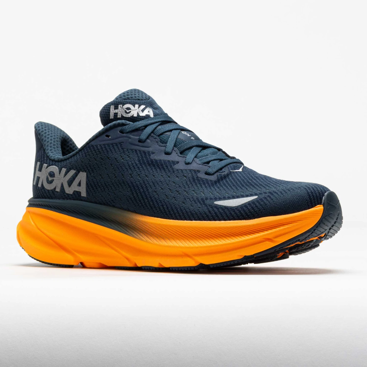 HOKA Clifton 9 GTX Men's Stormy Skies/Orange Zest 5 HOKA Clifton 9 GTX Men's Stormy Skies/Orange Zest - Image 5