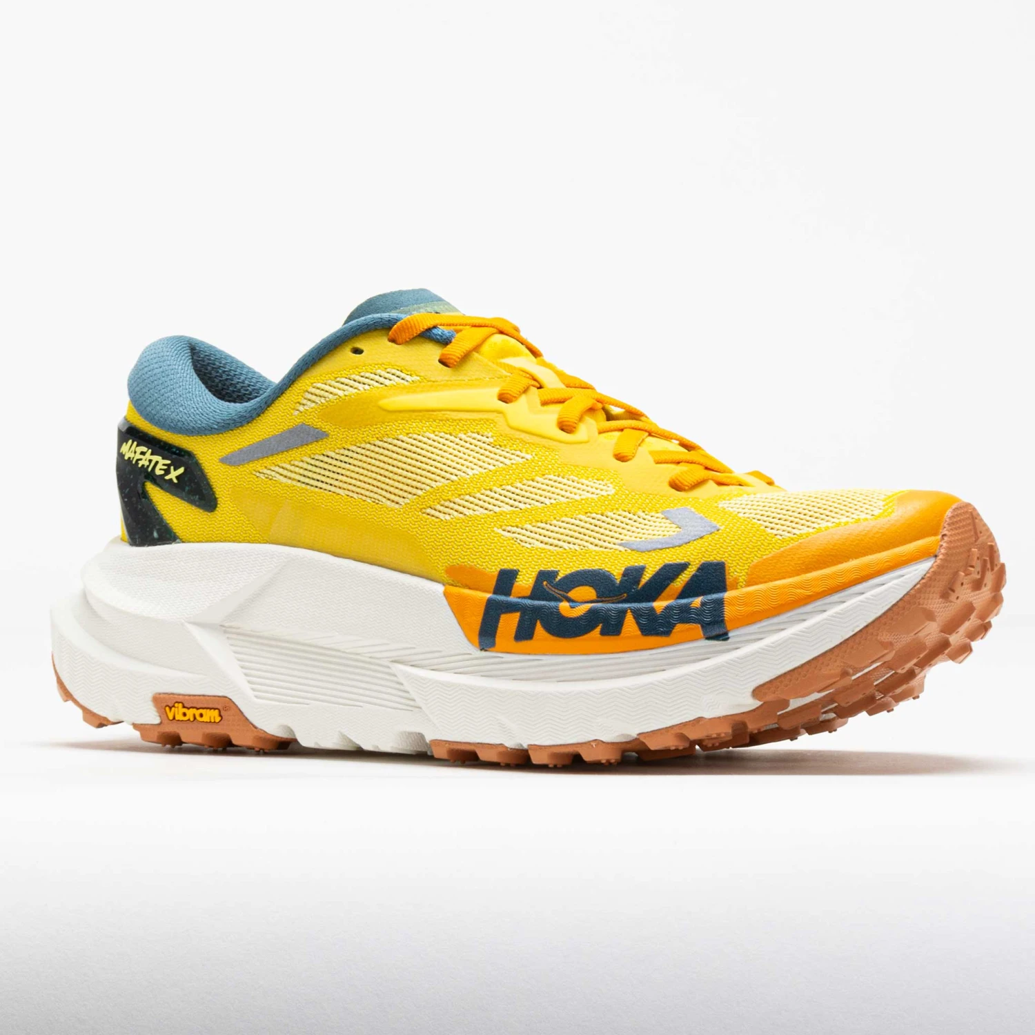 HOKA Mafate X Men's Zest/Mountain Fog 5 HOKA Mafate X Men's Zest/Mountain Fog - Image 5