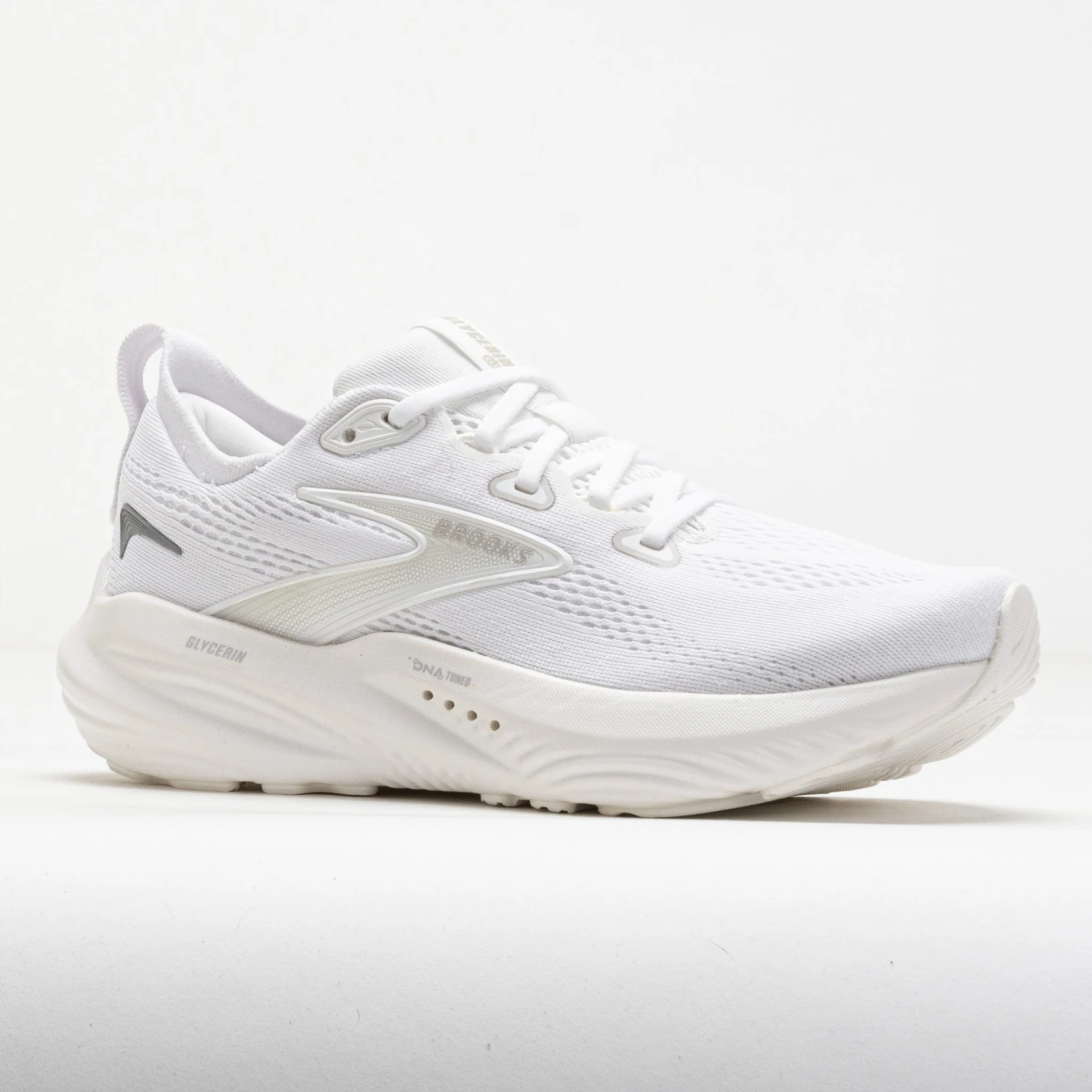 Brooks Glycerin 22 Women's White/White/Grey 5 Brooks Glycerin 22 Women's White/White/Grey - Image 5