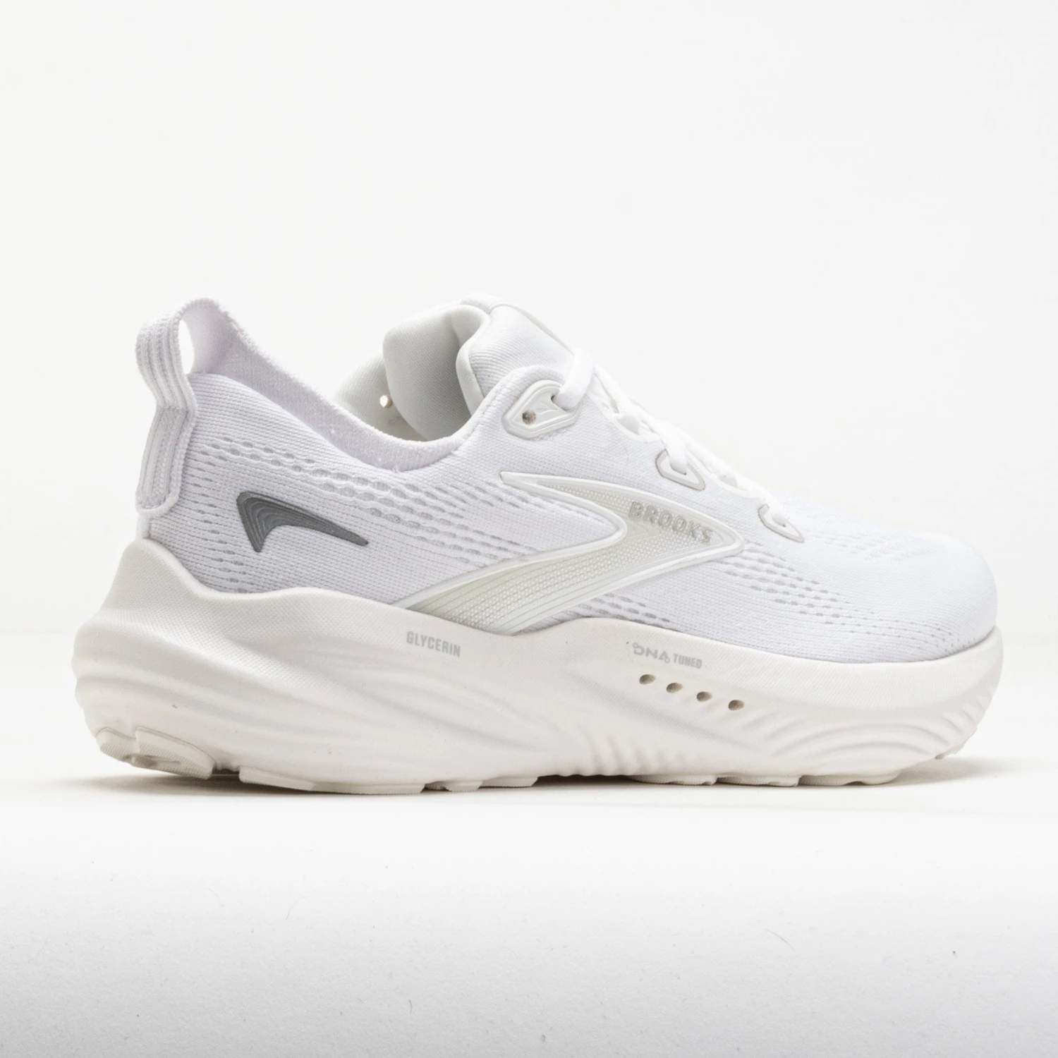 Brooks Glycerin 22 Women's White/White/Grey 6 Brooks Glycerin 22 Women's White/White/Grey - Image 6