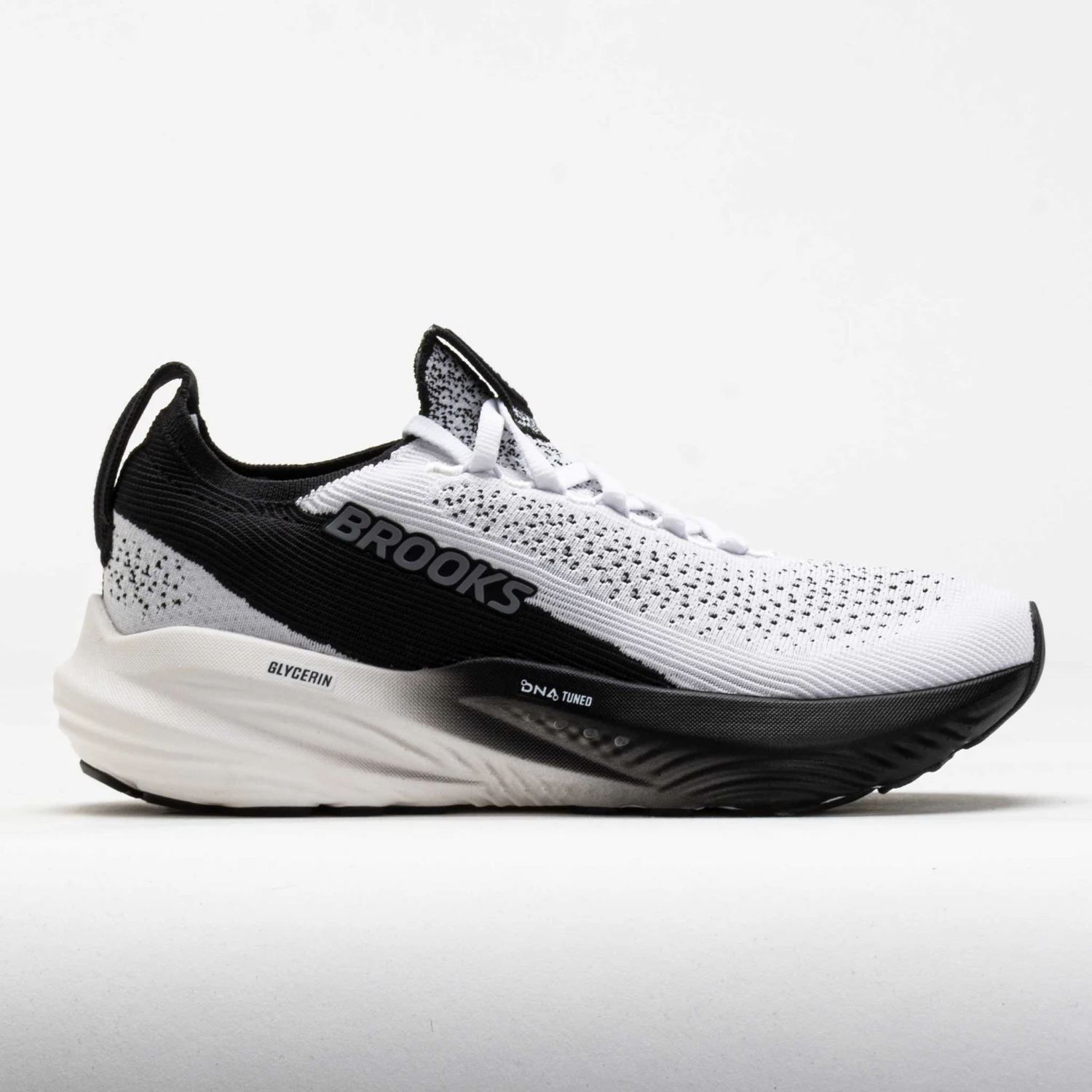 Brooks Glycerin StealthFit 22 Men's White/Grey/Black 1 Brooks Glycerin StealthFit 22 Men's White/Grey/Black
