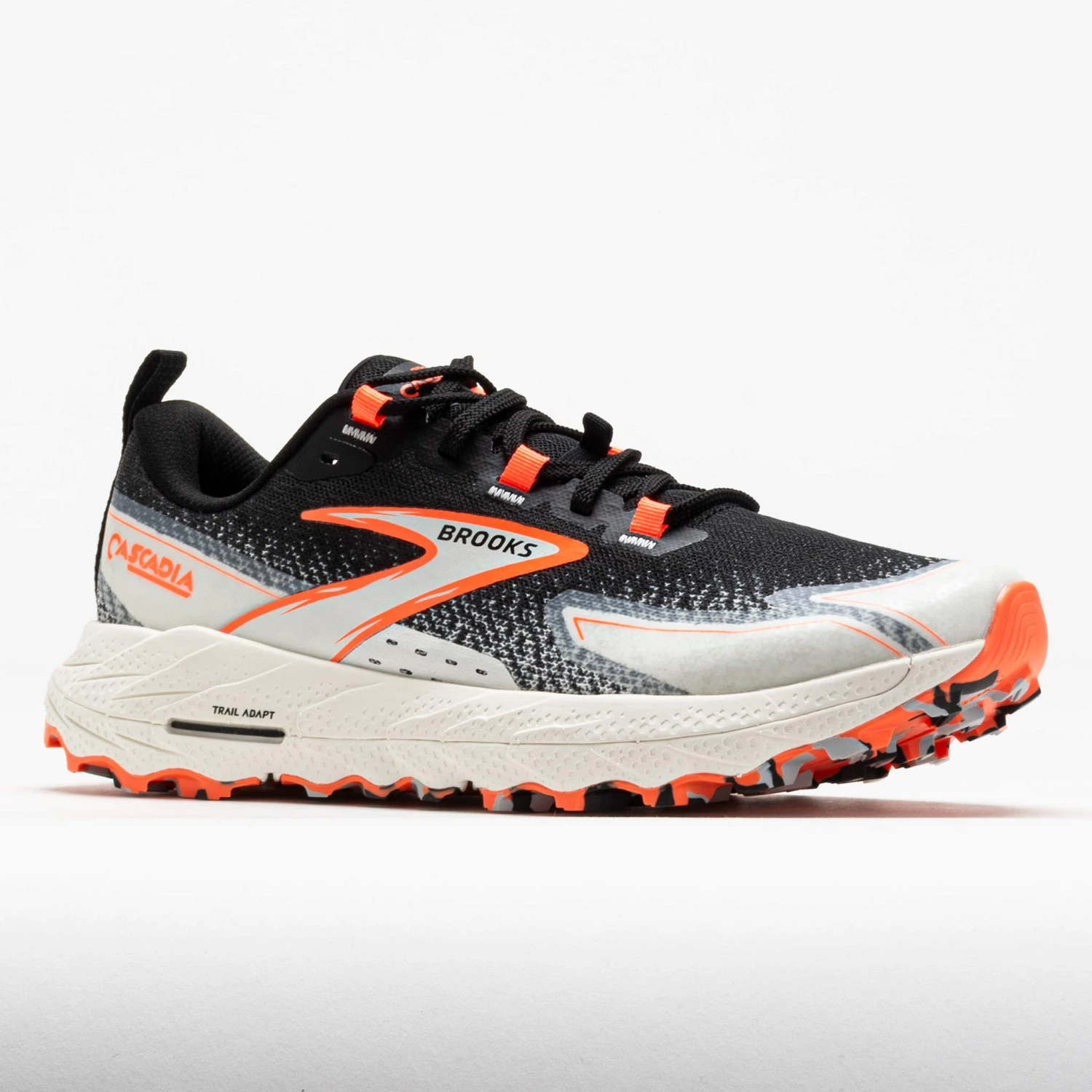 Brooks Cascadia 18 Women's Black/Blue Wash/Flame 5 Brooks Cascadia 18 Women's Black/Blue Wash/Flame - Image 5