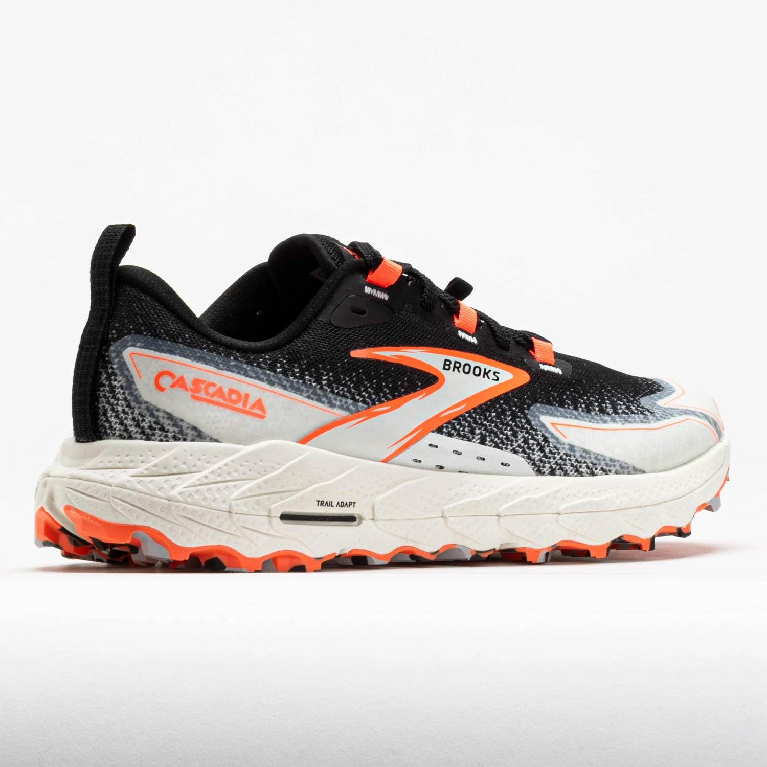 Brooks Cascadia 18 Women's Black/Blue Wash/Flame 6 Brooks Cascadia 18 Women's Black/Blue Wash/Flame - Image 6