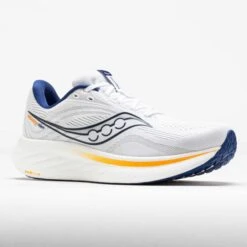 Saucony Ride 18 Men's White/Azurite -Holabird Sports Store 042591 5