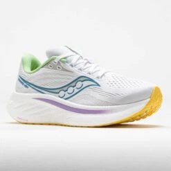 Saucony Ride 18 Women's White/Verbana 10 Saucony Ride 18 Women's White/Verbana -Holabird Sports Store 042633 5