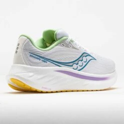 Saucony Ride 18 Women's White/Verbana 11 Saucony Ride 18 Women's White/Verbana -Holabird Sports Store 042633 6