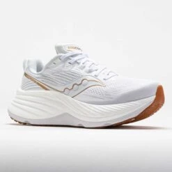 Saucony Hurricane 24 Women's White/Gold -Holabird Sports Store 042641 5