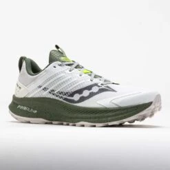 Saucony Ride TR 2 Men's White/Olivine -Holabird Sports Store 042698 5