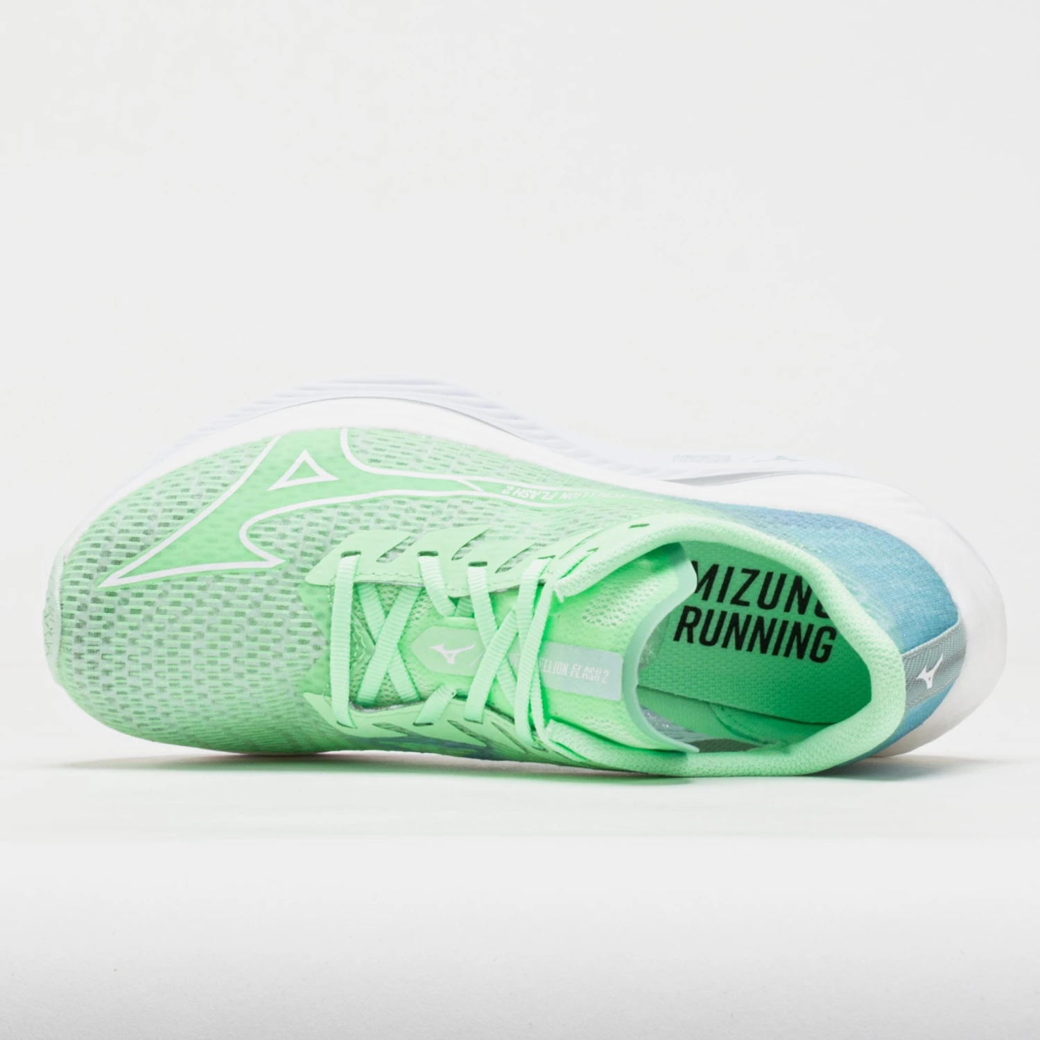 Mizuno Wave Rebellion Flash 2 Women's Neo Mint/White 3 Mizuno Wave Rebellion Flash 2 Women's Neo Mint/White - Image 3