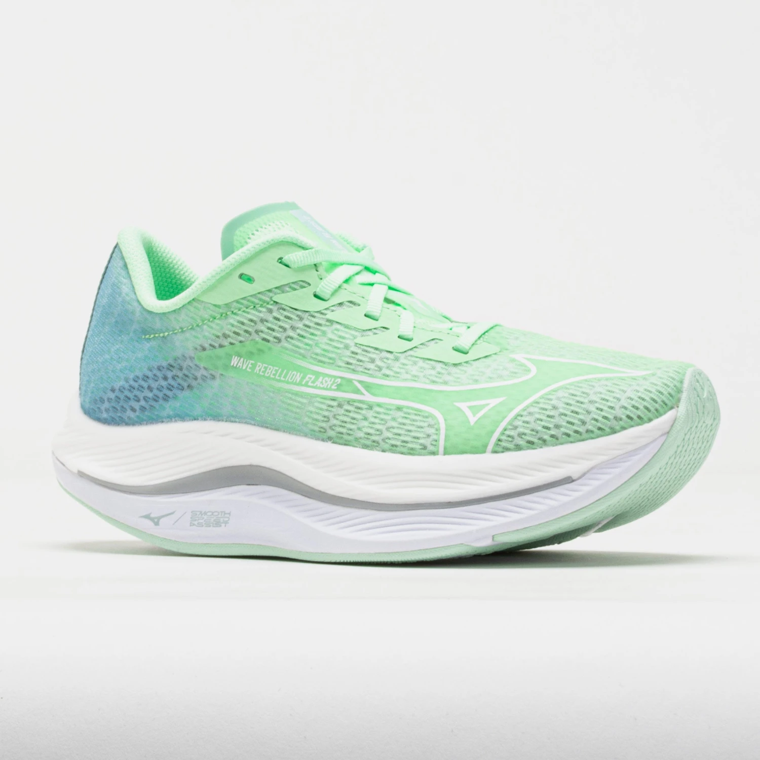 Mizuno Wave Rebellion Flash 2 Women's Neo Mint/White 5 Mizuno Wave Rebellion Flash 2 Women's Neo Mint/White - Image 5