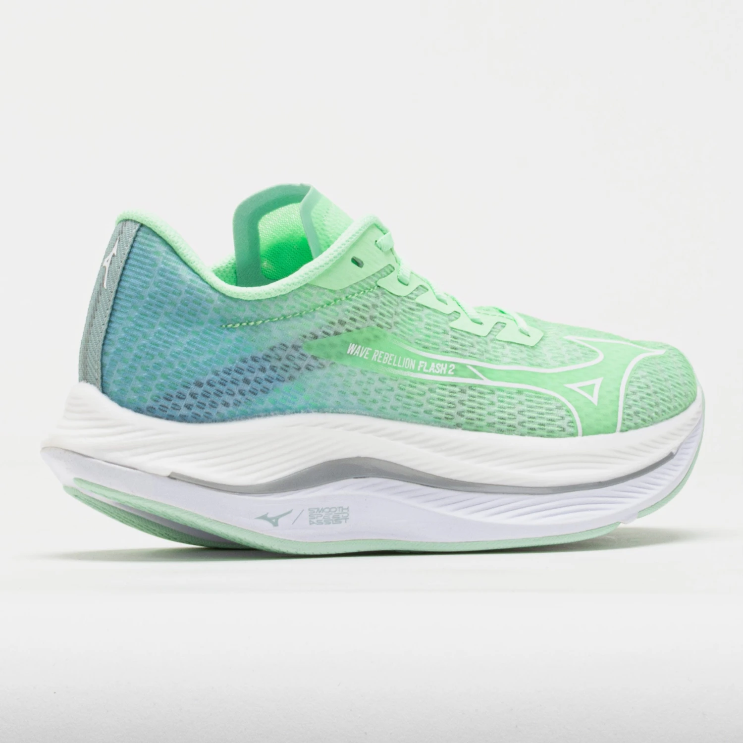 Mizuno Wave Rebellion Flash 2 Women's Neo Mint/White 6 Mizuno Wave Rebellion Flash 2 Women's Neo Mint/White - Image 6