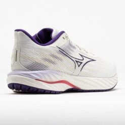 Mizuno Wave Inspire 21 Women's White/Vintage Indigo -Holabird Sports Store 042763 6