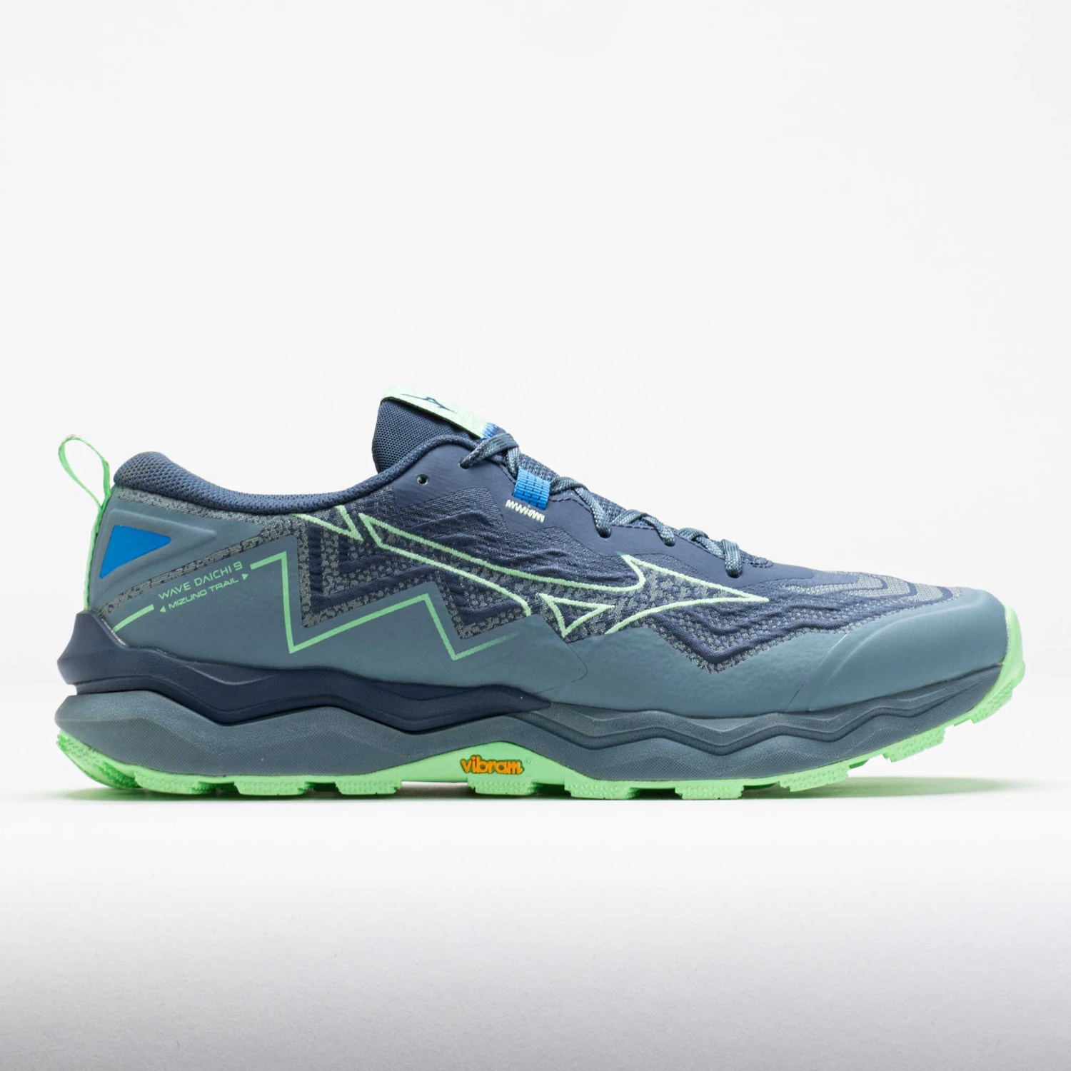 Mizuno Wave Daichi 9 Men's Vintage Indigo/Neo Mint 1 Mizuno Wave Daichi 9 Men's Vintage Indigo/Neo Mint