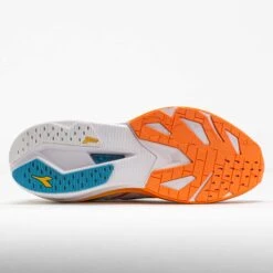 Diadora Mythos Blushield Volo 5 Men's White/Nectarine/Lemon Chrome -Holabird Sports Store 042798 4