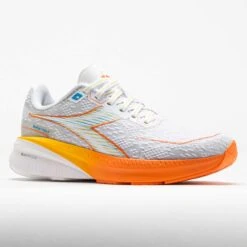 Diadora Mythos Blushield Volo 5 Men's White/Nectarine/Lemon Chrome -Holabird Sports Store 042798 5