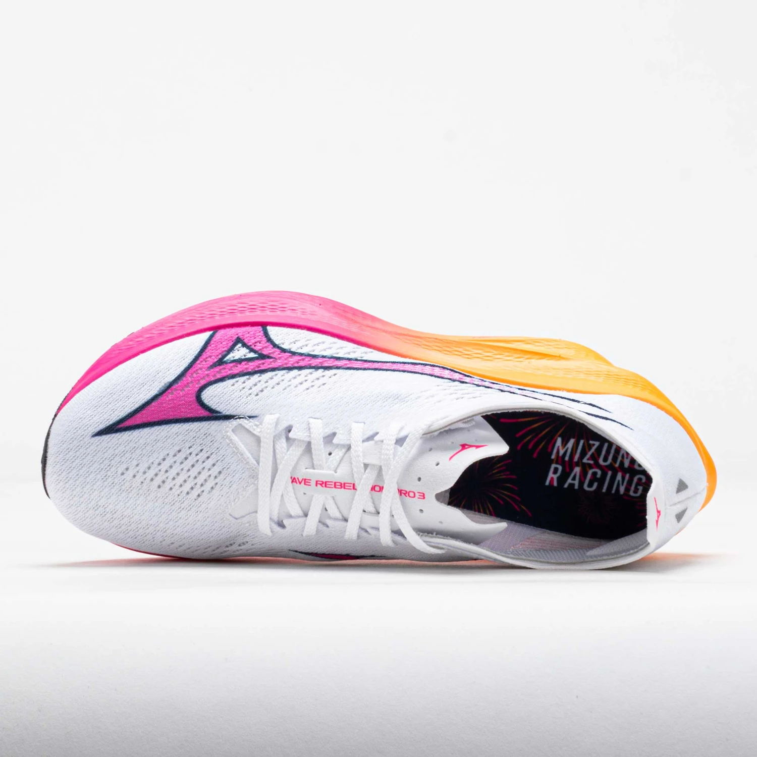 Mizuno Wave Rebellion Pro 3 Unisex White/Tang Orange 3 Mizuno Wave Rebellion Pro 3 Unisex White/Tang Orange - Image 3