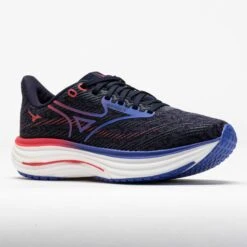 Mizuno Wave Rider 29 Women's Odyssey Grey/Iris Bloom -Holabird Sports Store 042931 5