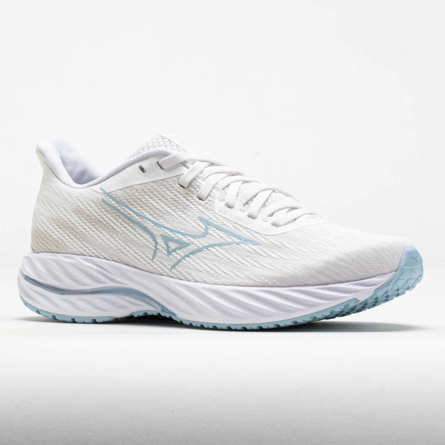 Mizuno Wave Inspire 21 Women's White/Nantucket Breeze 6 Mizuno Wave Inspire 21 Women's White/Nantucket Breeze - Image 6