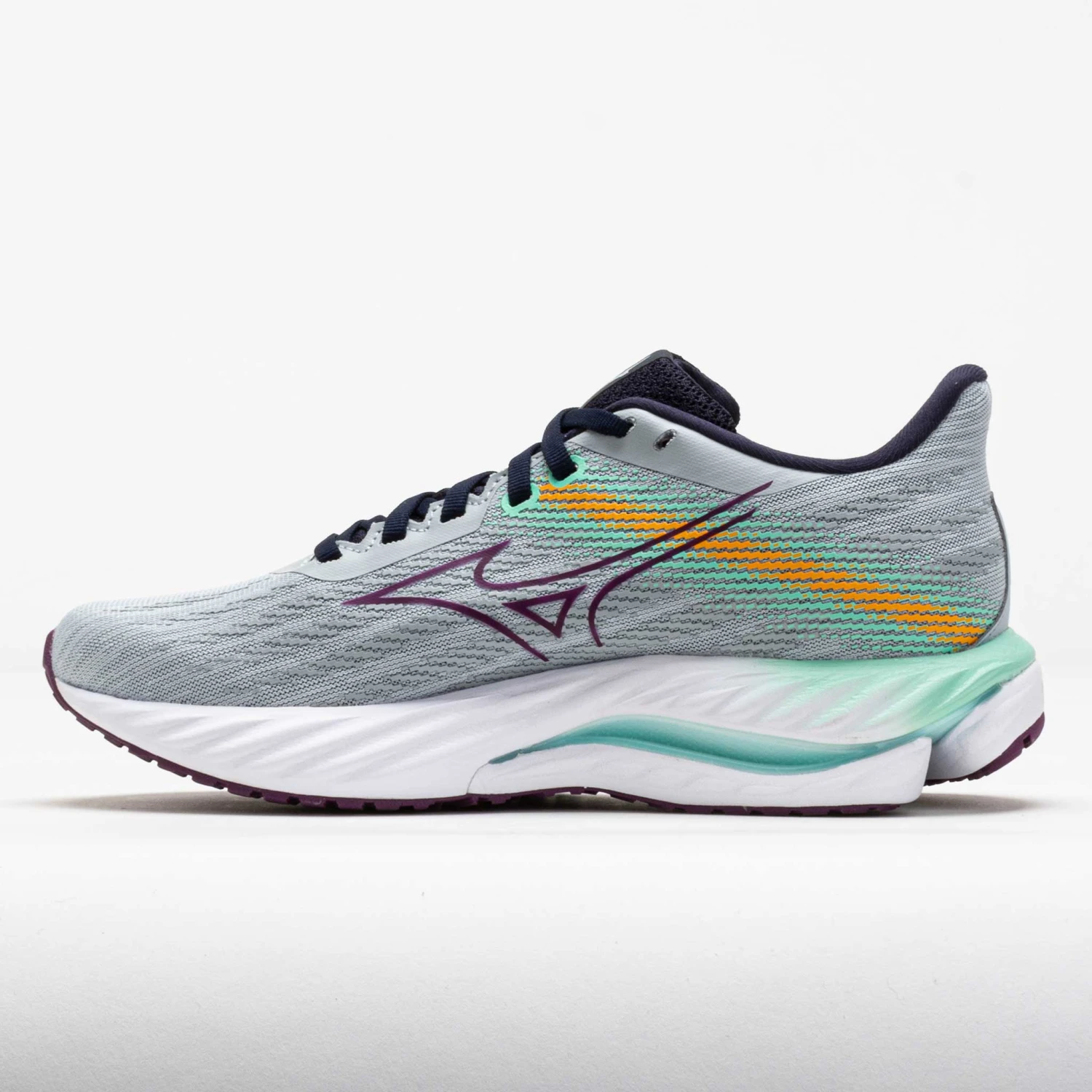 Mizuno Wave Inspire 21 Women's Pearl Blue/Dark Purple 2 Mizuno Wave Inspire 21 Women's Pearl Blue/Dark Purple - Image 2
