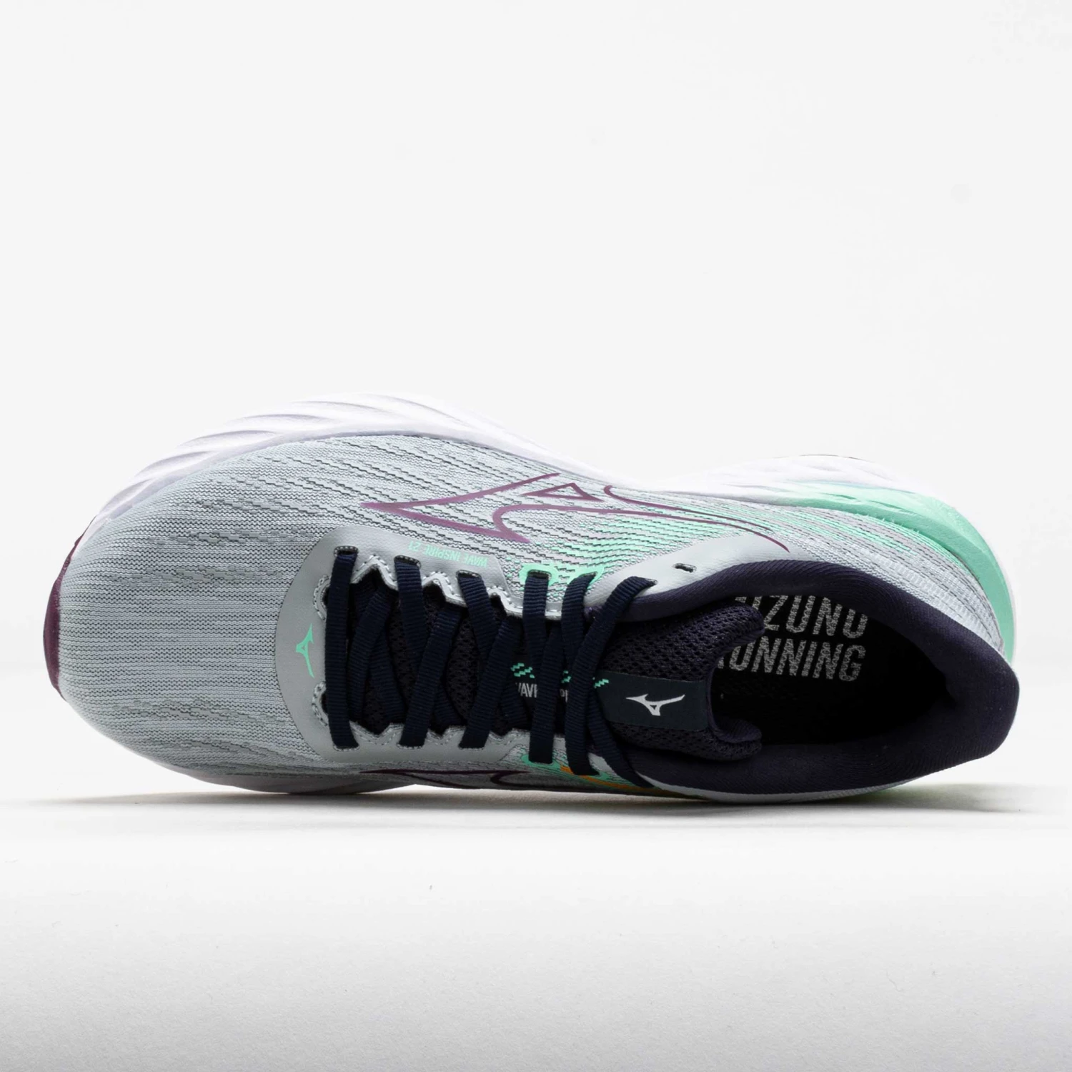 Mizuno Wave Inspire 21 Women's Pearl Blue/Dark Purple 3 Mizuno Wave Inspire 21 Women's Pearl Blue/Dark Purple - Image 3