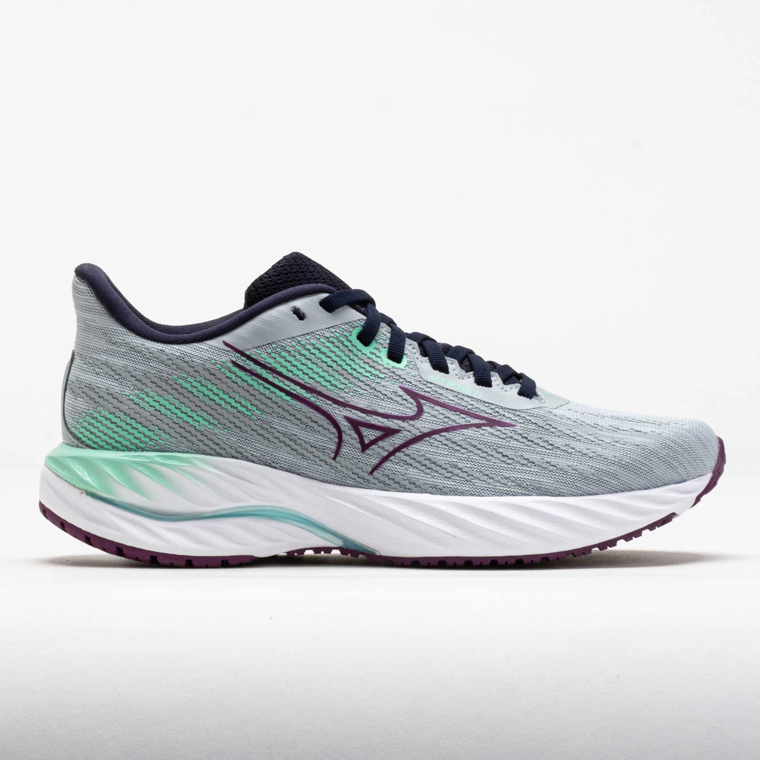 Mizuno Wave Inspire 21 Women's Pearl Blue/Dark Purple 1 Mizuno Wave Inspire 21 Women's Pearl Blue/Dark Purple