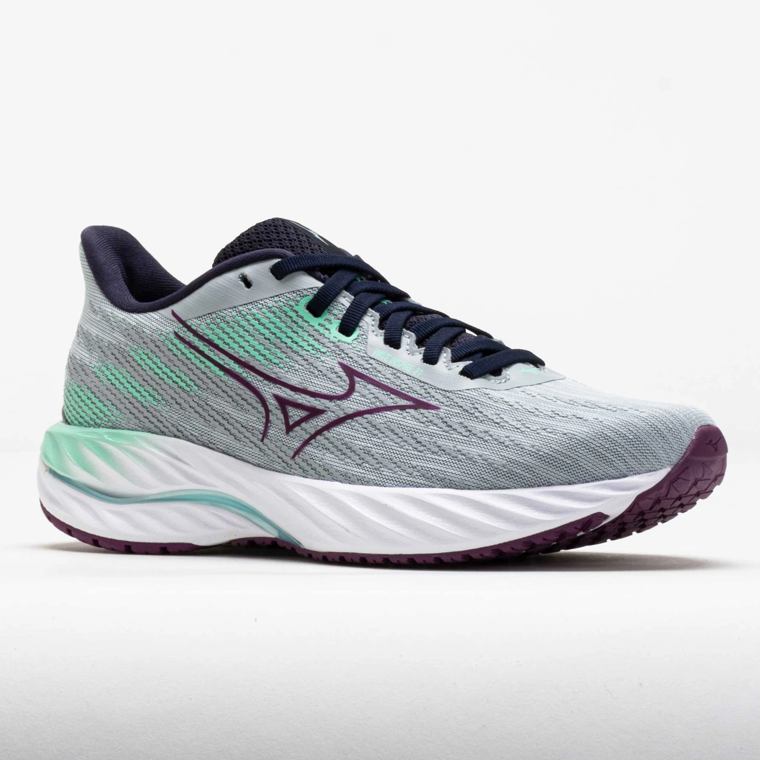 Mizuno Wave Inspire 21 Women's Pearl Blue/Dark Purple 5 Mizuno Wave Inspire 21 Women's Pearl Blue/Dark Purple - Image 5