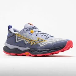 Mizuno Wave Daichi 9 Women's Icelandic Blue/Citrus -Holabird Sports Store 042961 5